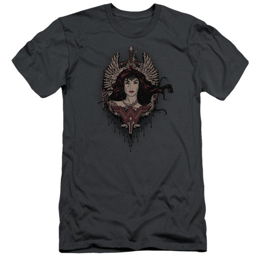 Batman v Superman Winged Goddess - Men's Slim Fit T-Shirt