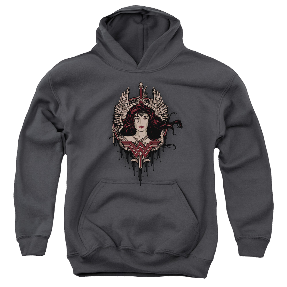 Batman v Superman Winged Goddess - Youth Hoodie Style001