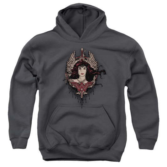 Batman v Superman Winged Goddess - Youth Hoodie Style001