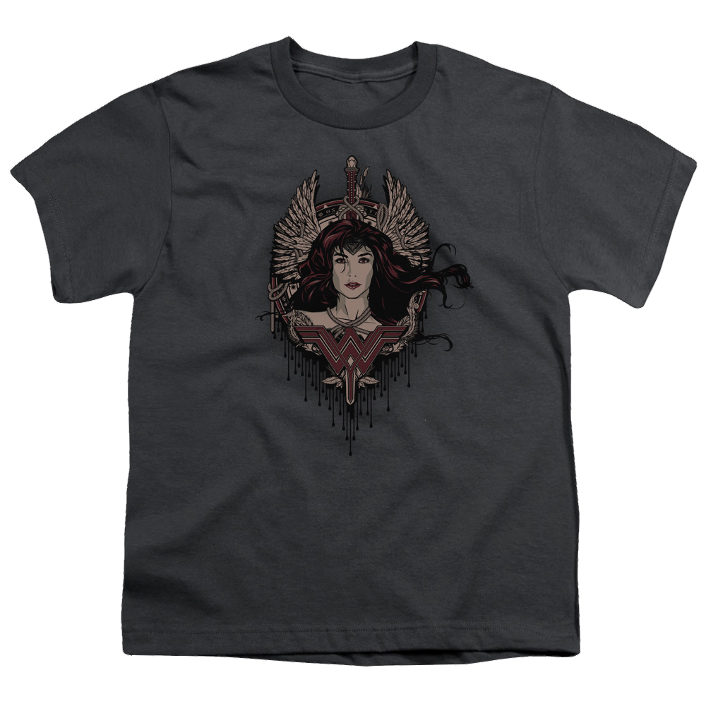 Batman v Superman Winged Goddess - Youth T-Shirt Style001