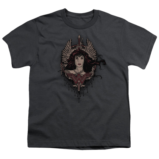 Batman v Superman Winged Goddess - Youth T-Shirt Style001