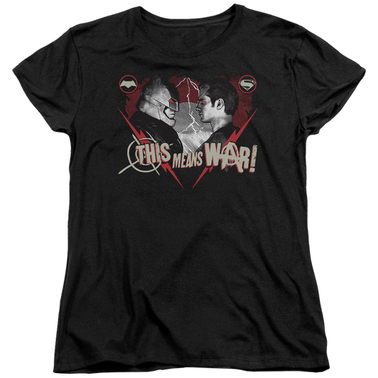 Batman v Superman This Means War - Women's T-Shirt