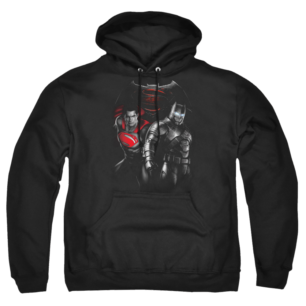 Batman v Superman Stand Off - Pullover Hoodie Style001