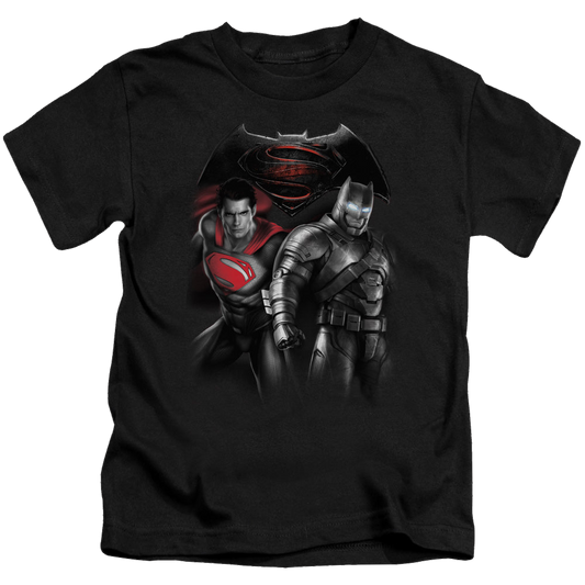 Batman v Superman Stand Off - Kid's T-Shirt