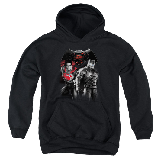 Batman v Superman Stand Off - Youth Hoodie