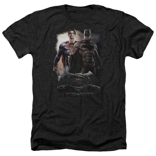 Batman v Superman Dawn - Men's Heather T-Shirt Style001