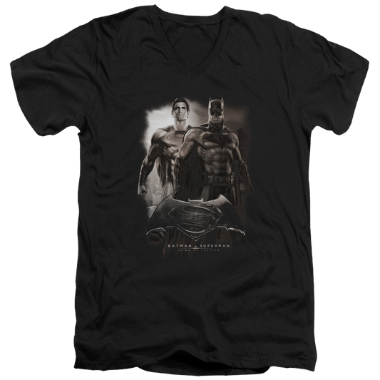 Batman v Superman Dawn - Men's V-Neck T-Shirt Style002