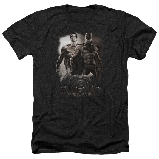 Batman v Superman Dawn - Men's Heather T-Shirt Style003