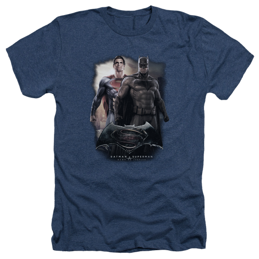 Batman v Superman Dawn - Men's Heather T-Shirt Style002