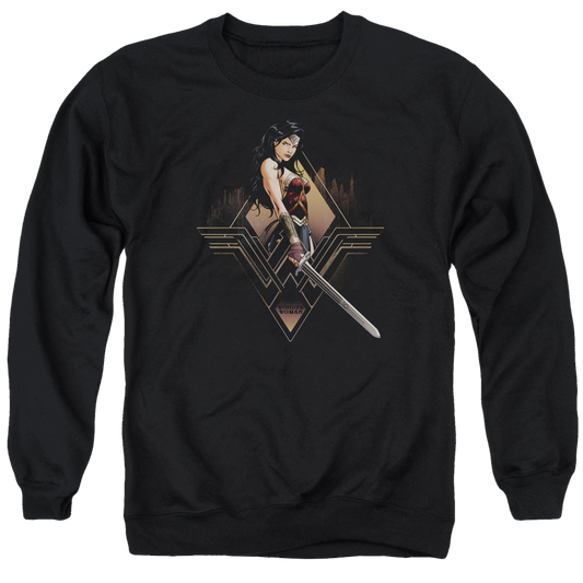Batman v Superman City Girl - Men's Crewneck Sweatshirt
