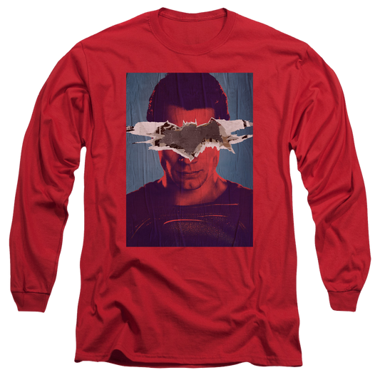 Batman v Superman Superman Poster - Men's Long Sleeve T-Shirt
