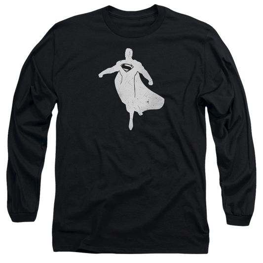 Batman v Superman Superman Silhouette - Men's Long Sleeve T-Shirt Style001