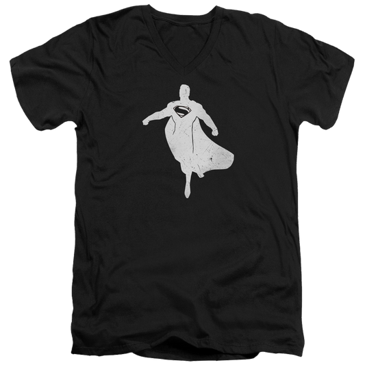 Batman v Superman Superman Silhouette - Men's V-Neck T-Shirt Style001