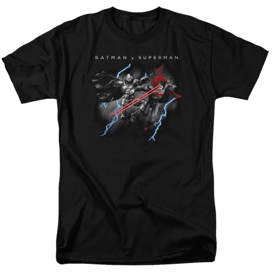 Batman v Superman Lightning Fight - Men's Regular Fit T-Shirt Style001