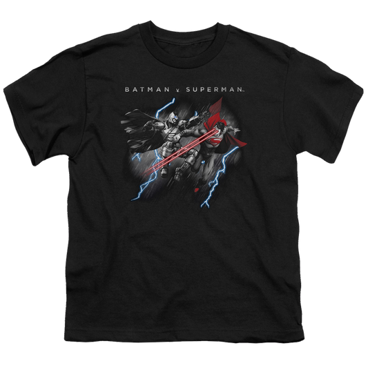 Batman v Superman Lightning Fight - Youth T-Shirt Style001