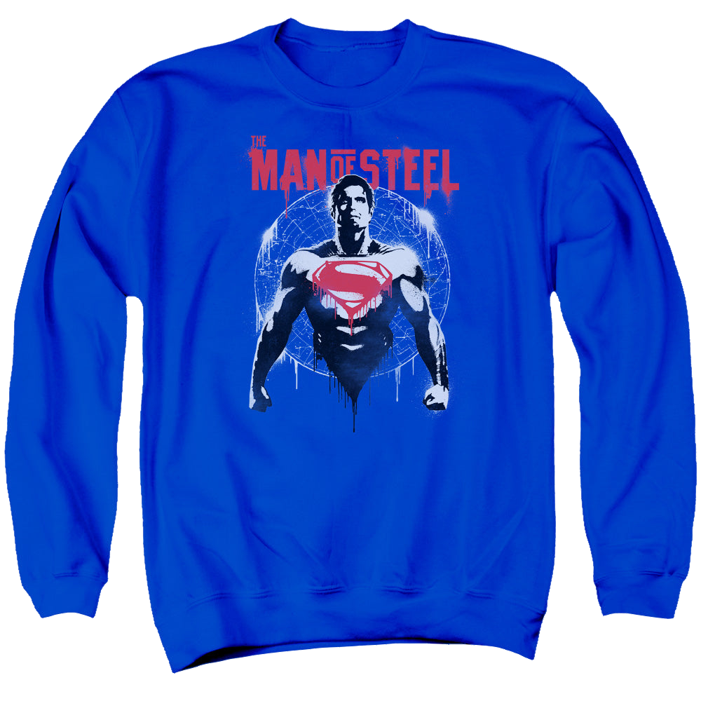 Batman v Superman Super Spray - Men's Crewneck Sweatshirt