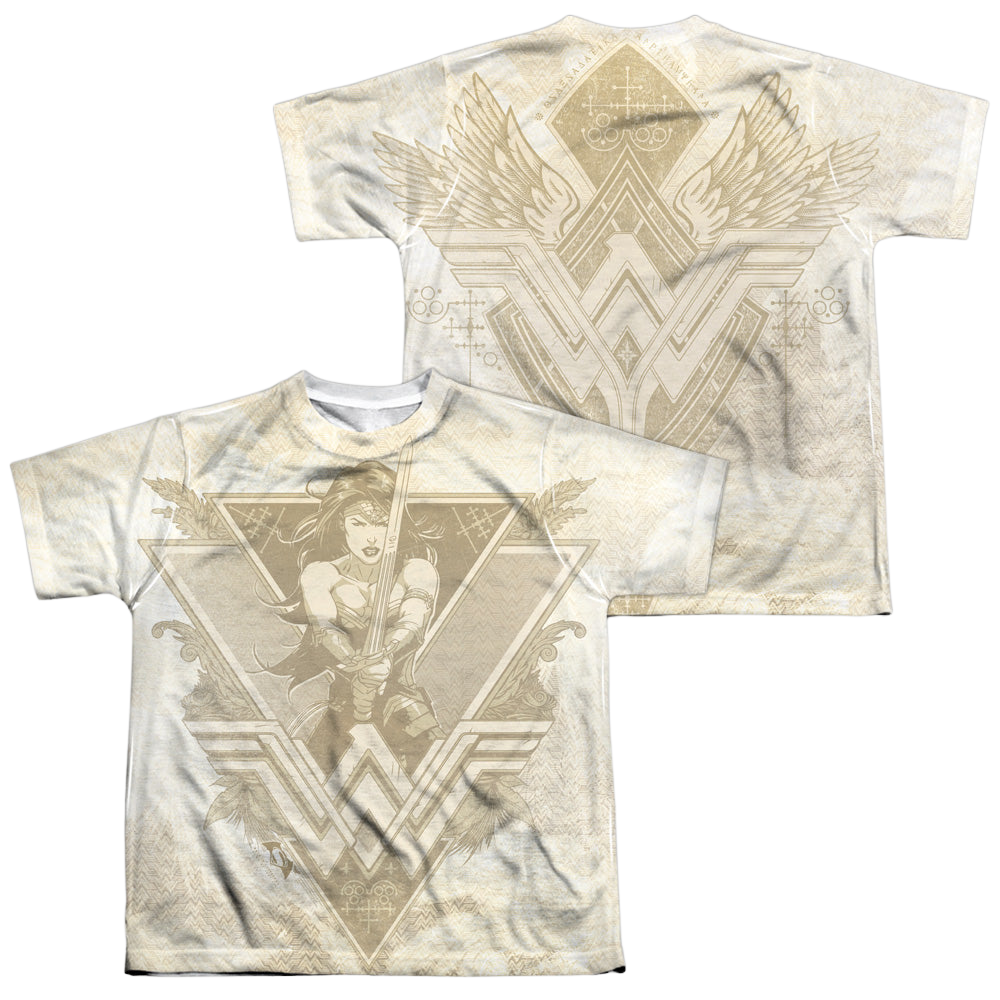 Batman v Superman Greek Goddess (Front/Back Print) - Youth All-Over Print T-Shirt