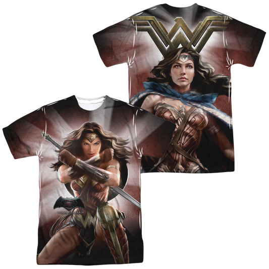 Batman v Superman Wonder Woman Light (Front/Back Print) - Men's All-Over Print T-Shirt