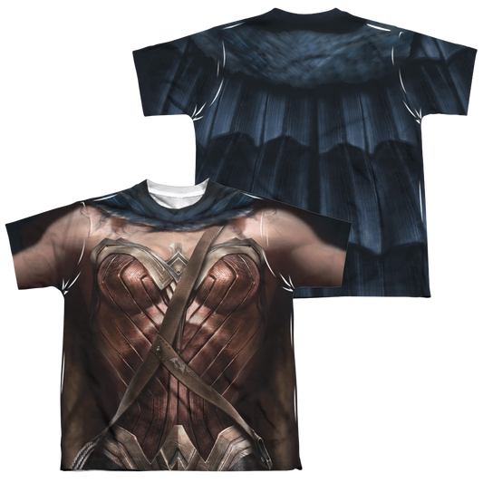 Batman v Superman Wonder Woman Uniform (Front/Back Print) - Youth All-Over Print T-Shirt