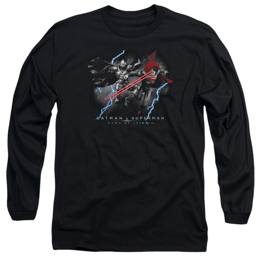 Batman v Superman Lightning V Heat Vision - Men's Long Sleeve T-Shirt