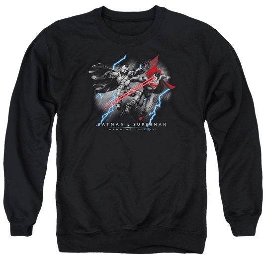 Batman v Superman Lightning V Heat Vision - Men's Crewneck Sweatshirt Style001