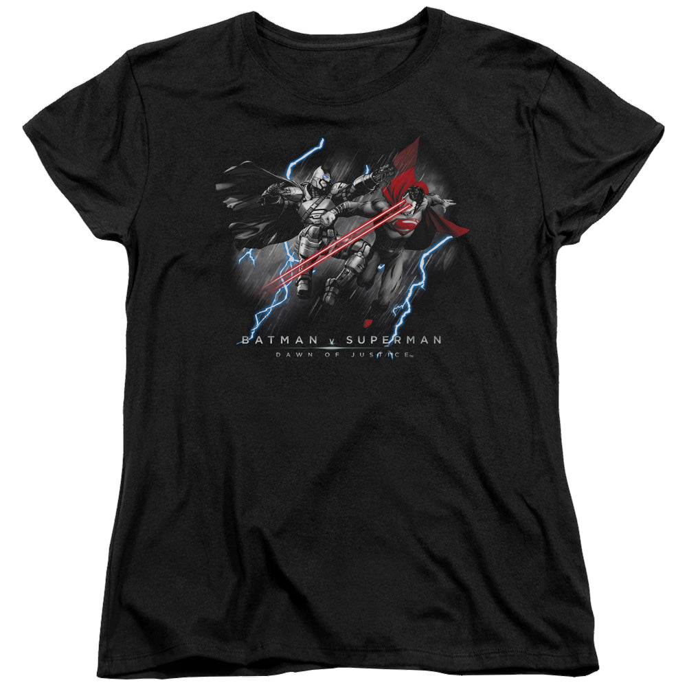 Batman v Superman Lightning V Heat Vision - Women's T-Shirt