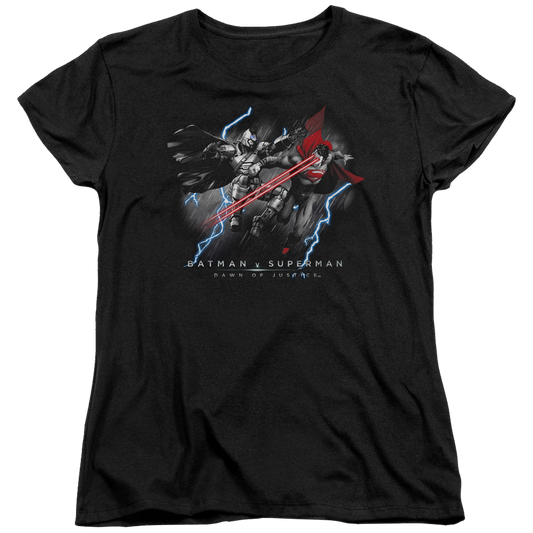 Batman v Superman Lightning V Heat Vision - Women's T-Shirt