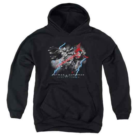 Batman v Superman Lightning V Heat Vision - Youth Hoodie Style001