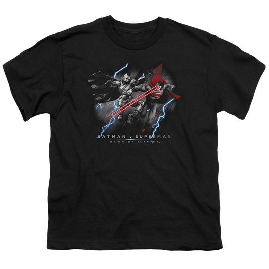 Batman v Superman Lightning V Heat Vision - Youth T-Shirt