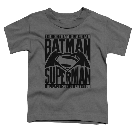 Batman v Superman Title Fight - Kid's T-Shirt