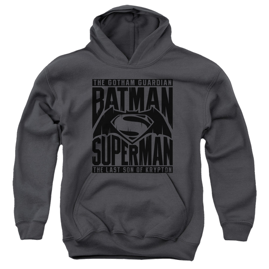 Batman v Superman Title Fight - Youth Hoodie Style001