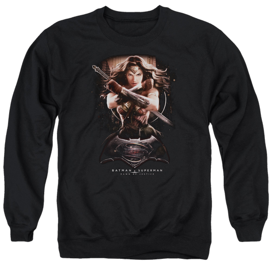 Batman v Superman Ww Ground Zero - Men's Crewneck Sweatshirt Style001