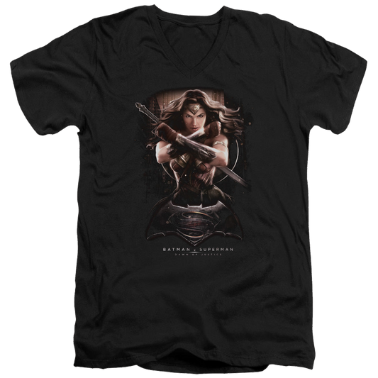 Batman v Superman Ww Ground Zero - Men's V-Neck T-Shirt