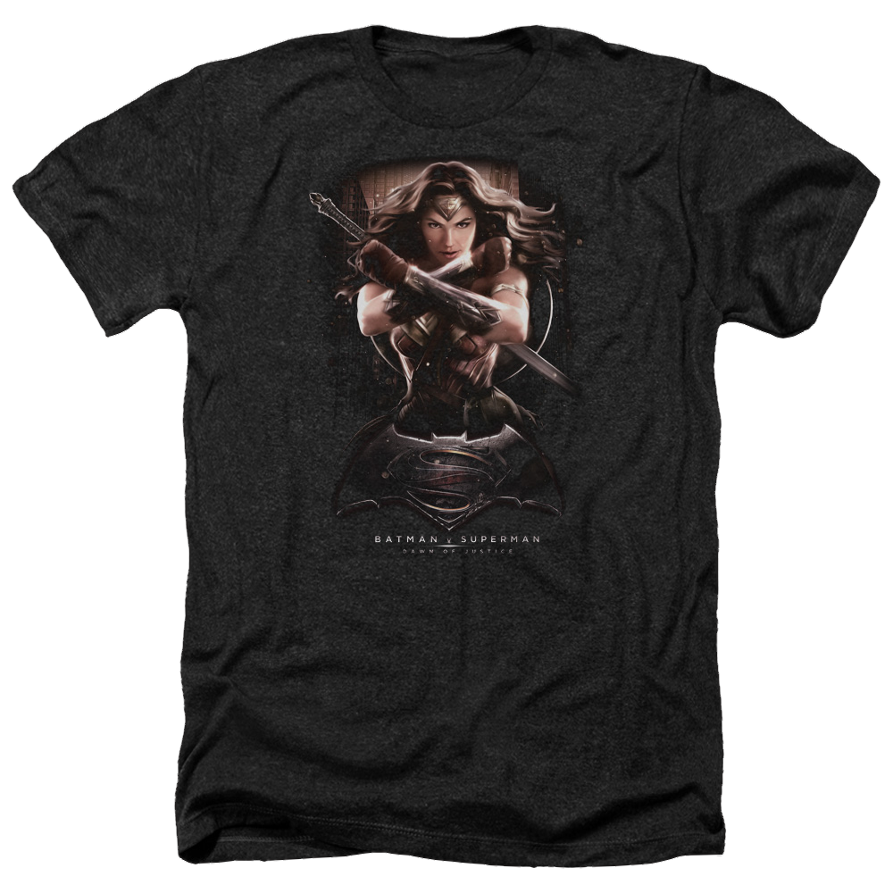 Batman v Superman Ww Ground Zero - Men's Heather T-Shirt Style001