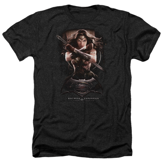 Batman v Superman Ww Ground Zero - Men's Heather T-Shirt