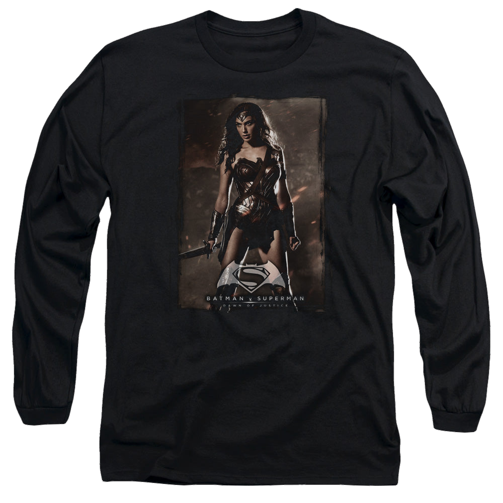 Batman v Superman Ww Poster - Men's Long Sleeve T-Shirt