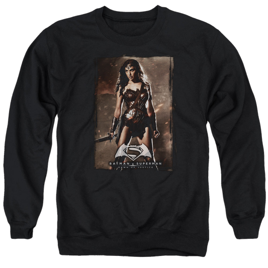 Batman v Superman Ww Poster - Men's Crewneck Sweatshirt