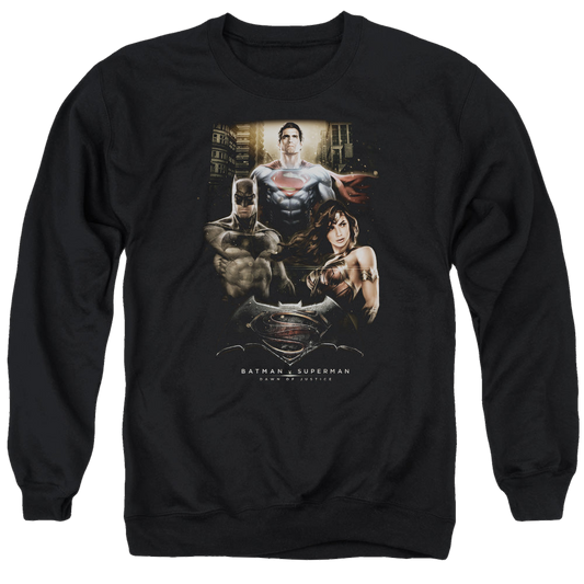 Batman v Superman Thre Three - Men's Crewneck Sweatshirt