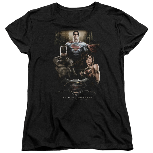 Batman v Superman Thre Three - Women's T-Shirt Style001