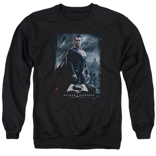 Batman v Superman Supe Poster - Men's Crewneck Sweatshirt
