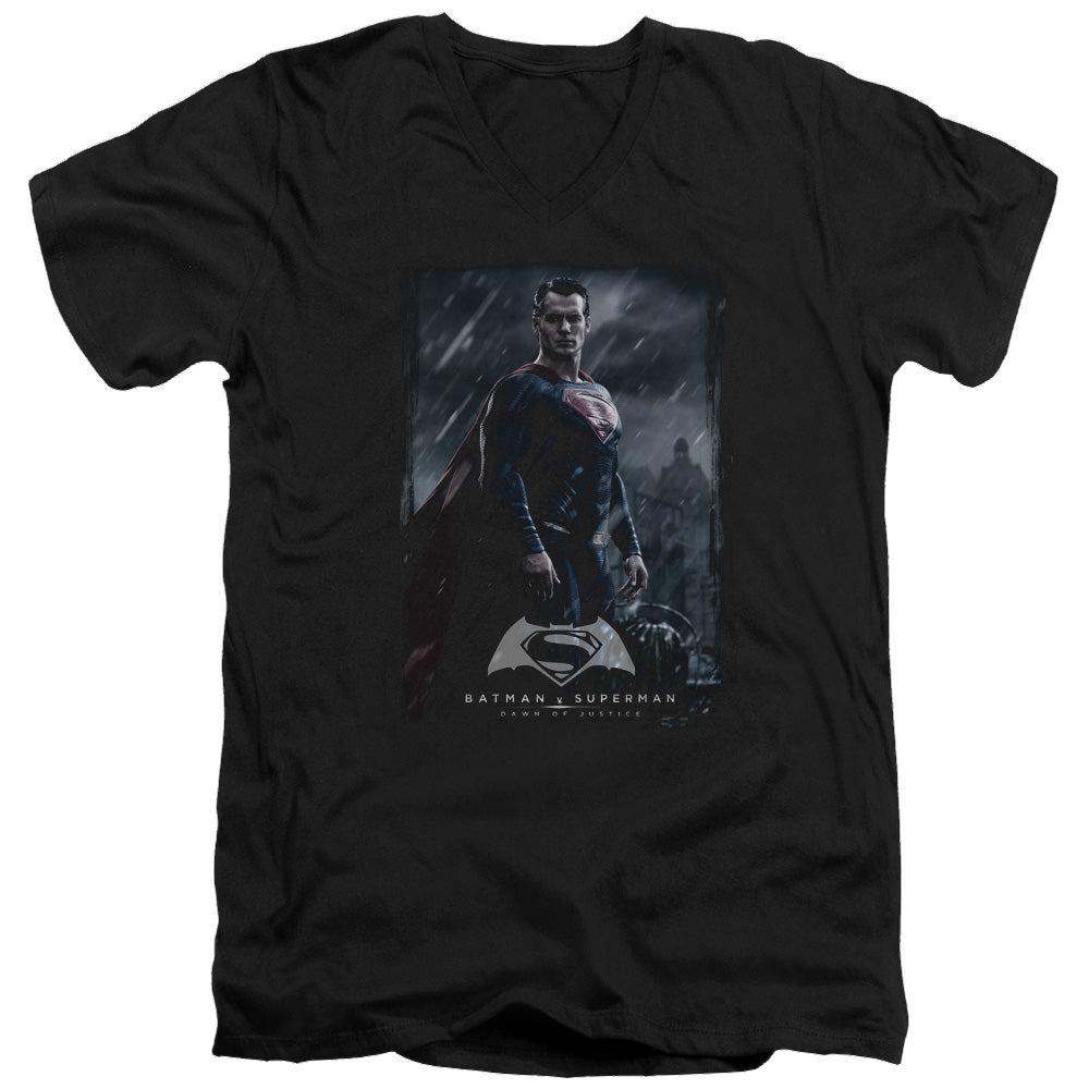 Batman v Superman Supe Poster - Men's V-Neck T-Shirt