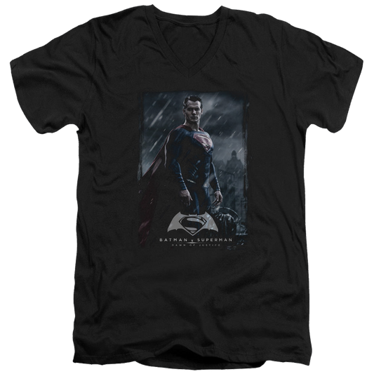Batman v Superman Supe Poster - Men's V-Neck T-Shirt