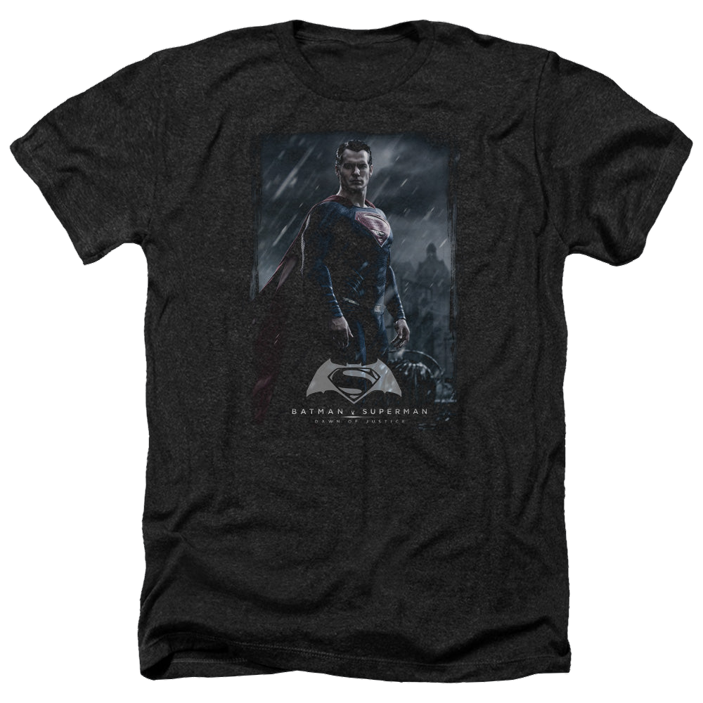 Batman v Superman Supe Poster - Men's Heather T-Shirt