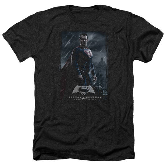 Batman v Superman Supe Poster - Men's Heather T-Shirt