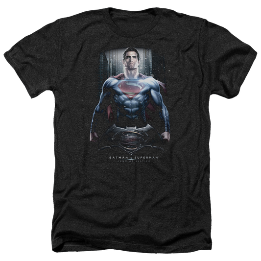 Batman v Superman Supe Ground Zero - Men's Heather T-Shirt Style001