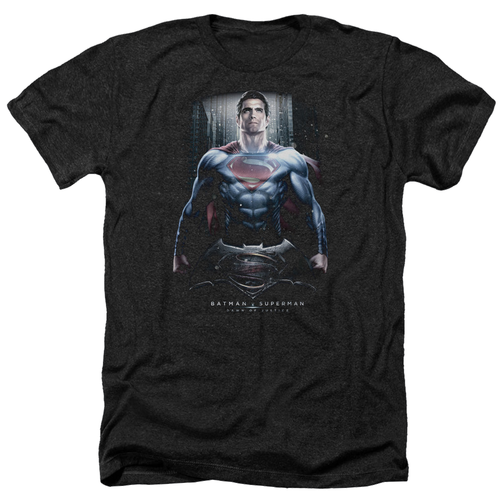 Batman v Superman Supe Ground Zero - Men's Heather T-Shirt