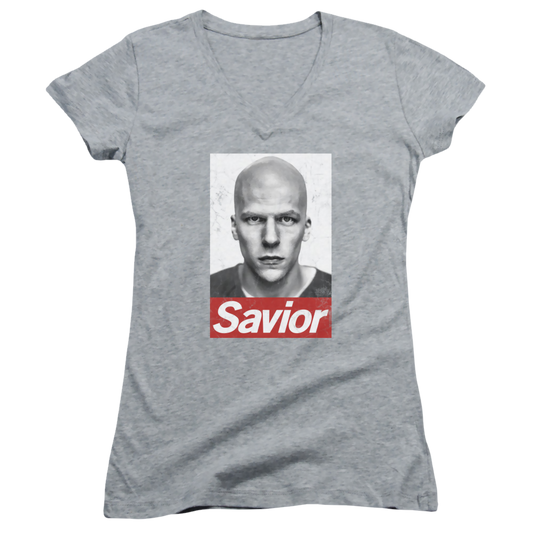 Batman v Superman Savior - Juniors V-Neck T-Shirt Style001
