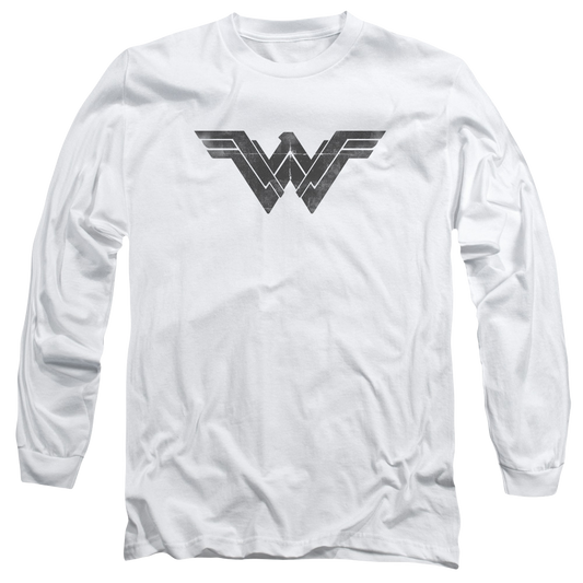 Batman v Superman Folded And Distressed - Men's Long Sleeve T-Shirt Style001