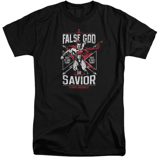 Batman v Superman False God Or Savior - Men's Tall Fit T-Shirt Style001