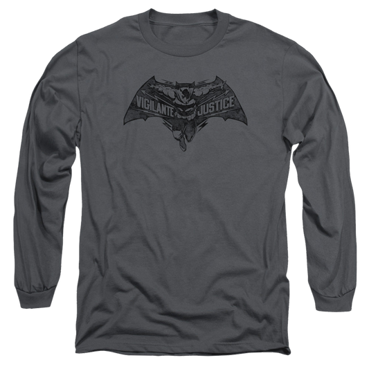 Batman v Superman Vigilante Justice - Men's Long Sleeve T-Shirt Style001